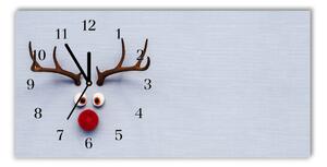 Zegar ścienny Poziomy Renifer Rudolf Świeta
