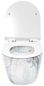 Misa WC podwieszana Carlos Slim Rimless Granit Shiny