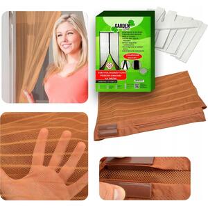 Moskitiera magnetyczna na drzwi balkonowe 80/90/100 x 210/220 z magnesami