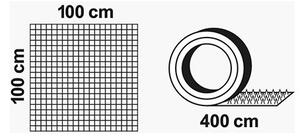 MOSKITIERA NA OKNO Siatka 100x100 MOCNA! Do Docięcia Na Wymiar + RZEP 400CM