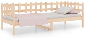 Łóżko dzienne, 80x200 cm, lite drewno sosnowe