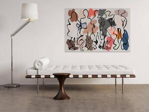 Gabinet cieni - nowoczesny obraz na płótnie - 120x80 cm