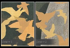 Wolne ptaki - nowoczesny obraz do salonu - 120x80 cm