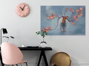 Przebudzenie magnolii - nowoczesny obraz na płótnie - 120x80 cm