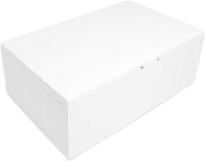 Pudełko do przechowywania Stackers Pebble 3 komorowe supersize białe