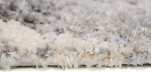 Włochaty jasnoszary dywan shaggy w skandynawskim stylu - Undo 7X