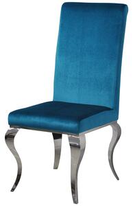 Krzesło glamour Premier Dark Blue - nowoczesne krzesło tapicerowane