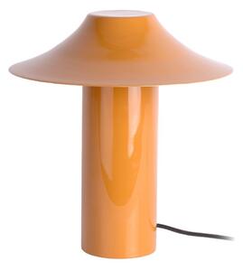 Pomarańczowa metalowa lampa stołowa (wysokość 32 cm) Catania Trapeze – Leitmotiv