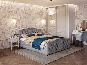 Łóżko tapicerowane z pojemnikiem Livorno