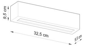 Kinkiet CAR niebieski LED 1x4W 250lm wym:15x43x12cm IP20 Candellux