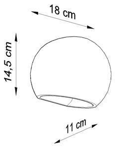 Globe kinkiet 1-punktowy ceramiczny SL.0032