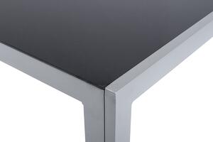 Stół ogrodowy aluminiowy WENECJA 150 x 90 cm - srebrny