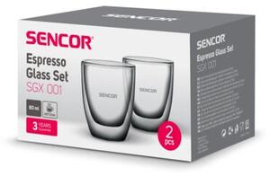 Zestaw szklanek SENCOR SGX 001 80 ml (2 sztuki)