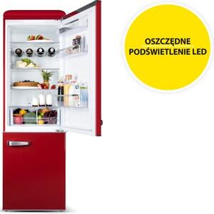 Lodówka ETA 253190030E Retro 192cm Czerwona