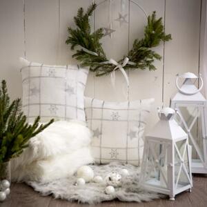 Lampion MY HOME White Decor 66556 Biały