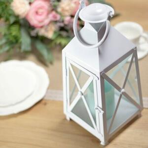 Lampion MY HOME White Decor 66556 Biały