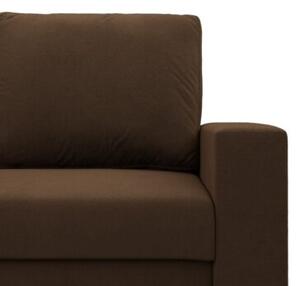 Sofa dwuosobowa, BLOM, Mikrofaza, 148x87x90 cm, brÄ zowy | TYLETEGOTU