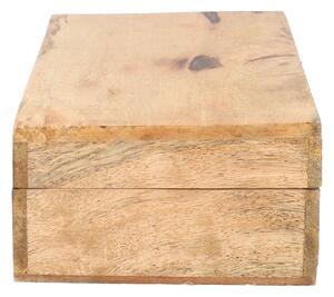 Szkatułka SOMBRE drewniana 22x14x8 cm