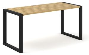 Nowoczesny drewniany stół ogrodowy 150 cm olcha