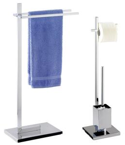 Łazienkowy stojak na ręczniki QUADRO - 2 ramienny, WENKO
