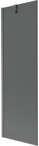 Mexen Next parawan nawannowy 1-skrzydłowy 60 x 150 cm, grafit, gun gray szczotkowany - 895-060-000-00-40-66