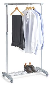 Stojak na ubrania, 1 poziomowy - szafa na kółkach, ZELLER