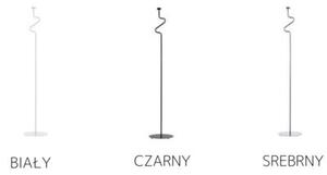 Lampa stojąca podłogowa z abażurem walec VESSO