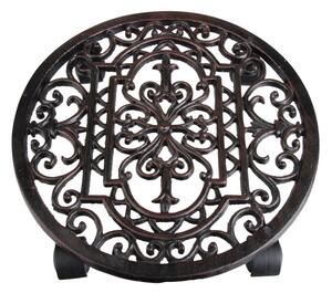 Metalowy kwietnik na kółkach ø 29 cm Ornament – Esschert Design