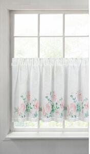 Firana gotowa EUROFIRANY Asteja 150 x 30 cm BiaÅo-rÃ³Å¼owy