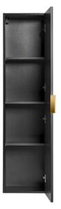 Szafka łazienkowa ADEL BLACK 80 35cm czarny mat