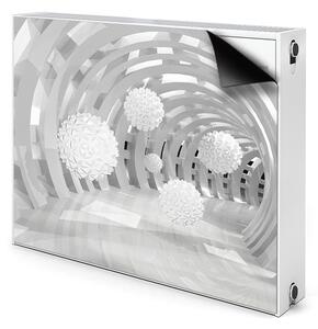 Mata magnesowa na kaloryfer Abstrakcja 3d tunel
