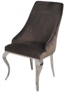 Krzesło glamour William Brown - nowoczesne krzesło tapicerowane