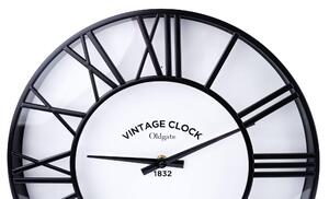 Zegar ścienny z cyframi rzymskimi, Ø 35 cm