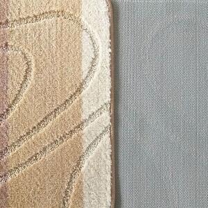 Beżowy komplet dywaników łazienkowych - Vices 3X