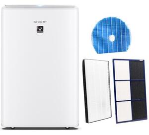 Oczyszczacz powietrza SHARP UA-KIN52E-W Plasmacluster Ion 25000 Biały Wi‑Fi