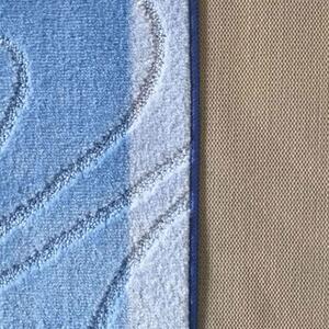 Zestaw niebieskich dywaników do łazienki - Vices 3X