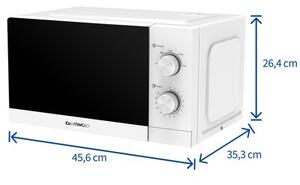 Kuchenka mikrofalowa DAEWOO MD-FA200SW-EU 700W średnica 25.5 cm pojemność 20L Biały