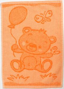 Ręcznik dziecięcy BEBE miś pomarańczowy 30x50 cm