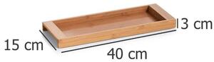 Taca bambusowa na akcesoria łazienkowe, 40 x 15 cm, ZELLER