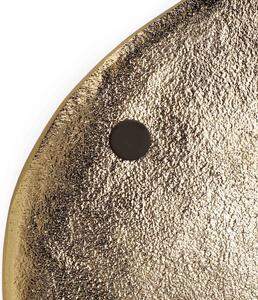 Taca GIRONA metalowa złota 26x5 cm