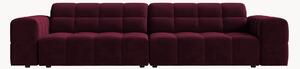 Sofa z aksamitu Chicago (3-osobowa), S 252 cm