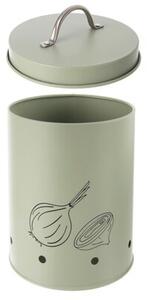 Pojemnik na warzywa i owoce metalowy zielony GREENISH 2,4 l