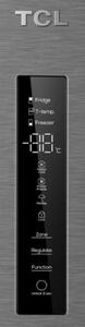Lodówka TCL RC340BXC0EU No Frost 185cm Stal nierdzewna