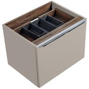 Szafka pod umywalkę nablatową SANTA FE TAUPE 60 cm szara krz