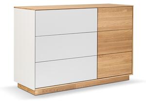 Wąska komoda z szufladami 130 cm Symfonia 05