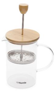 Zaparzacz LUNGO do kawy i herbaty z bambusowym wieczkiem 0,8 l