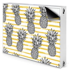 Mata magnesowa na kaloryfer Ananas