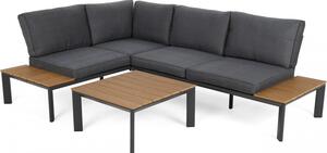 Zestaw mebli ogrodowych HOME & GARDEN Nicea 503477 Ciemnoszary