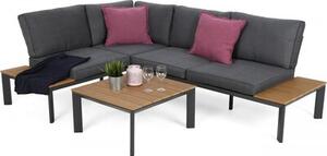 Zestaw mebli ogrodowych HOME & GARDEN Nicea 503477 Ciemnoszary