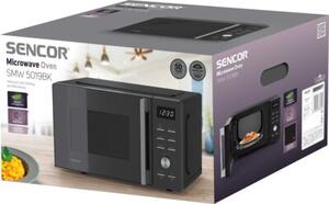 Kuchenka mikrofalowa SENCOR SMW 5019BK 700W średnica 25.5 cm pojemność 20L
